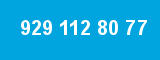929 112 80 77 929 112 80 77